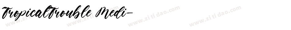 TropicalTrouble Medi字体转换